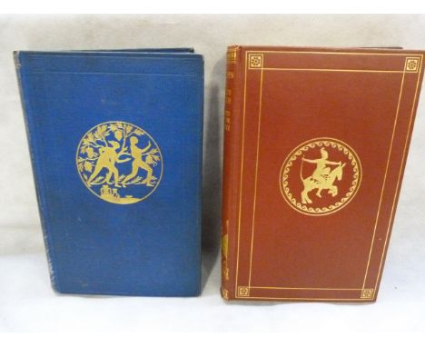 DE BOSSCHER JOHN (Illus).  The Golden Asse & The Love Books of Ovid. 2 vols. Ltd. eds. 3000. Col. & other illus. & decs. Orig