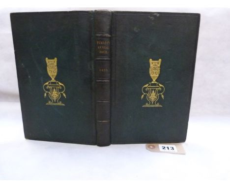 TURNER J. M. W. (Illus).  Wanderings by the Loire by Leitch Ritchie. Eng. plates. Orig. dark green morocco gilt extra. 1833.
