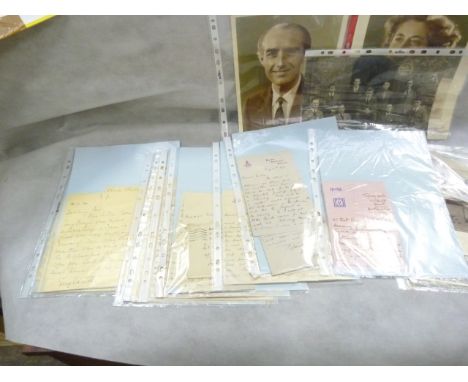 BOWKER SIR REGINALD JAMES.  Collection of letters & photos. Approx. 140 personal & official letters, invitations, menus & pho