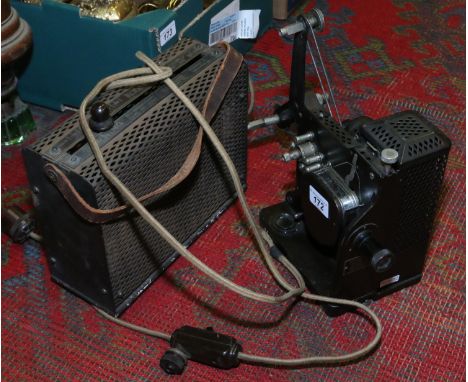 A vintage Kodak model D Kodascope projector.