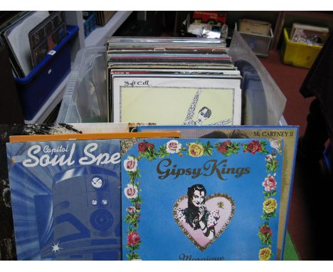 A Mixed Collection of Lp's and 12" Singles, to include Echo &amp; The Bunnymen, Joe Walsh, Heaven 17, Cat Stevens, Temptation