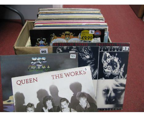 A Quantity of L.P's, to include Michael Jackson 'Dangerous', Yes 'Drama', R.Stones 'Emotional Rescue', queen, Gary Numan, Gen