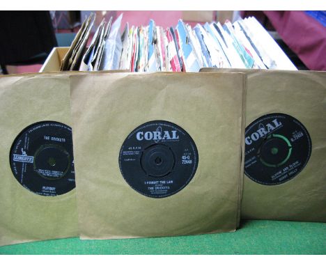 Rock n Rolls 45's/EP's - over sixty to include Elvis, Crickets, Gene Pitney, Buddy Holly, Everly Brothers, Chuck Berry, Johnn