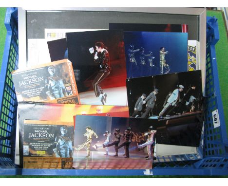 Two Michael Jackson 'King of Pop: History World Tour 97' Concert Tickets, a live photo coupon, 10 associated concert fan phot