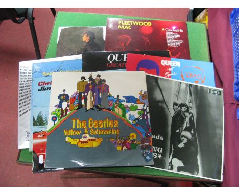 Eight L.Ps, to include The Beatles 'Yellow Submarine' 1969 (-1/-1 matrix, red line near outer sleeve), Rolling Stones 'Out of