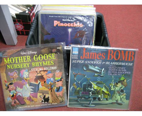 Childrens Interest - A collection of approximately 20 lp's of Hanna Barbera, Walt Disney and other chidren themed lp's - Jame