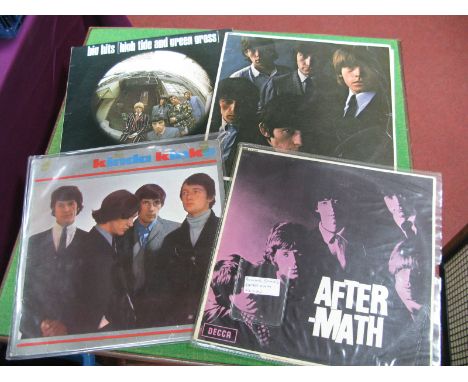 Rolling Stones 'Aftermath' L.P, (mono, grooved red unboxed Decca), 'No. 2' L.P (mono, blind man text, grooved red unboxed Dec