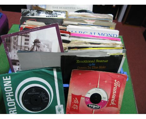 A Mixed Collection of 45's, to include The Beatles x 11, The Who, Queen, Status Quo, Pink Floyd, T-Rex, Sensational Alex Harv