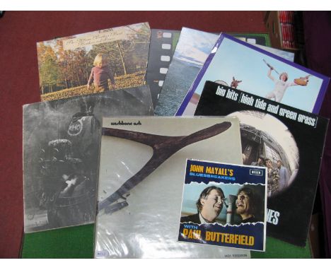 Eight LP's, to include David Bowie 'Ziggy' (No Mainman, 1E/2E matrix) 'The Yes Album'; The Who 'Quadrophenia', 'Who's Next'; 