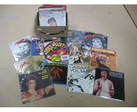 David Bowie; A Great Collection of Bowie Singles, including Japanese imports 'Golden Years', 'Stay'; RSD Space Oddity 'Pictur