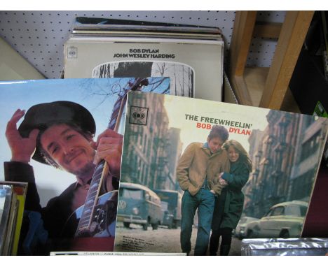 Dylan and Van Morrison Interest - a collection of eleven Dylan L.P's including 'The Freewheelin' textured CBS '33' label), 'B