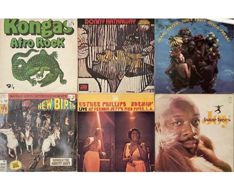 SOUL/ BLUES/ DISCO - LP/ 12" COLLECTION. Another smashing collection of around 200 LPs. Artists/ titles include Isaac Hayes i