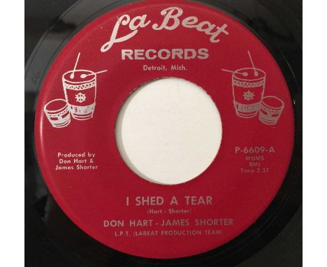 DON HART - JAMES SHORTER - I SHED A TEAR (P-6609). Lovely, clean copy of Don Hart - James Shorter - I Shed a Tear / All the L