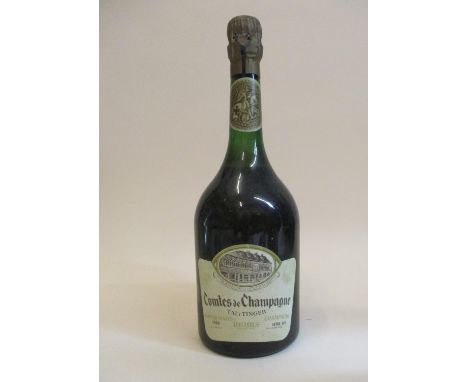 One bottle of Comtes de Champagne Taittinger, 1966 Extra Dry
Location: R.1 