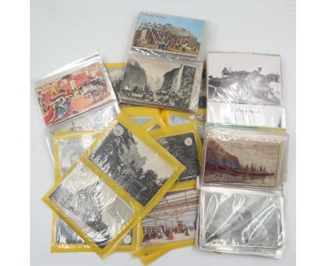 Approximately 300 vintage topographical and other postcards. UK P&amp;P Group 1 (£16+VAT for the first lot and £2+VAT for sub