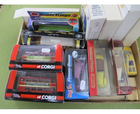 A Quantity of Diecast Model Vehicles, plastic and white metal kits including Corgi Original Omnibus Company OM40813 Bristol L