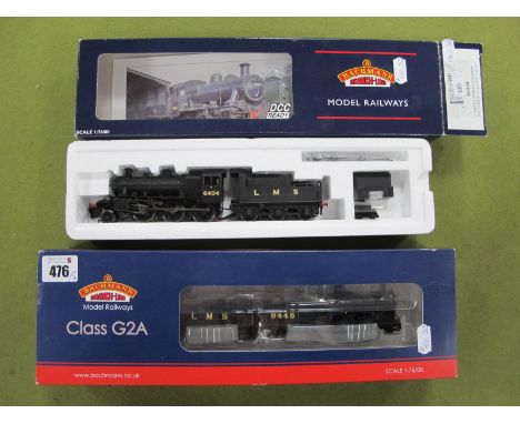 Two Bachmann 'OO' Gauge/4mm Boxed Steam Locomotives - both good but require slight attention, Ref No. 31-476 Class G2, L.M.S 