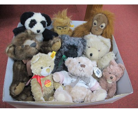 Soft Toys: To Include 'Steiff', 'Mumbles', 'Russ':- One Box