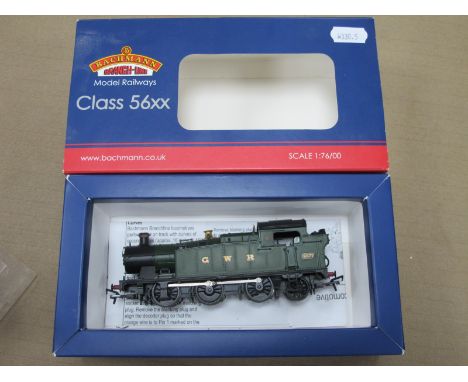 A Bachmann Branch Line "OO" Gauge #32-084 Class 56XX Locomotive, R/No 6677 GWR green livery, Dcc, boxed.