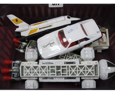 A Small Quantity of TV and Film Related Diecast, to include Dinky U.F.O Transporter, Corgi Moonraker Space Shuttle, The Saint