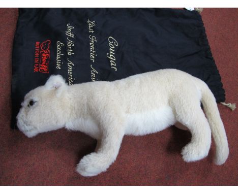 Steiff - "Last Frontier" Series Cougar No 173/1500, with certificate of authenticity, (no odours).