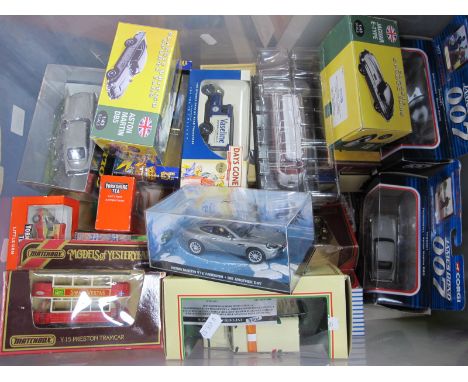 Approximately Thirty Diecast Model Vehicles by Corgi, Atlas Editions, Lledo, Matchbox and Other, including Corgi CL07713 Land