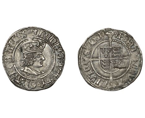 Henry VII, Profile issue, Halfgroat, London, mm. lis, 1.42g/9h (N 1749; S 2259). Central crack at back of head, otherwise ver