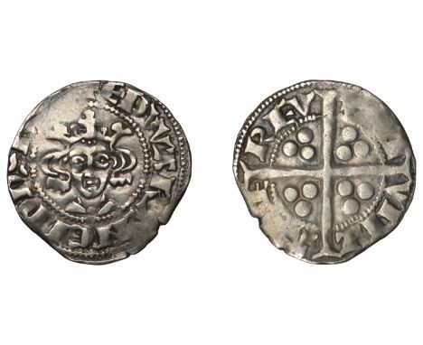 Edward I, Penny, Berwick-on-Tweed, class 2c, bifoliate crown, pellet on breast, 1.39g/3h (N 1075; S 1415). Some irregularity,
