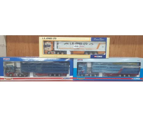 3 CORGI LIMITED EDITION TRANSPORTERS/TRUCKS