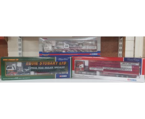 3 CORGI LIMITED EDITION TRANSPORTERS / TRUCKS