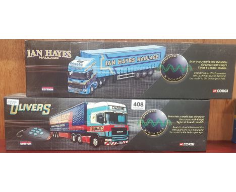 2 CORGI LTD EDITION SIGHT AND SOUNDS MODEL TRUCKS
