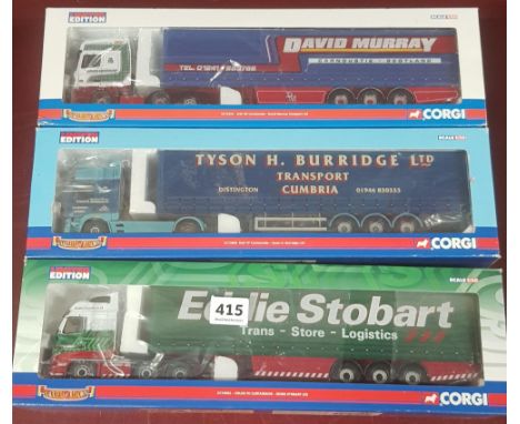3 CORGI LIMITED EDITION TRANSPORTERS/TRUCKS