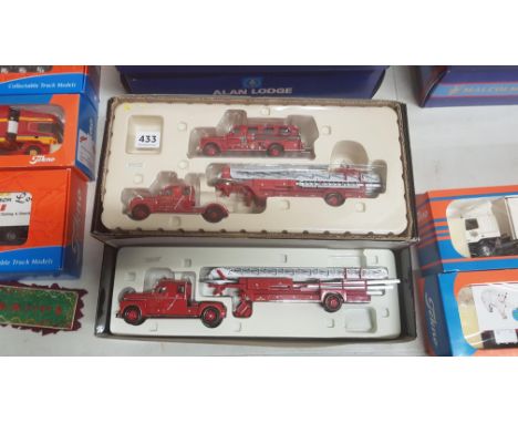 2 LIMITED EDITION CORGI FIRE ENGINES