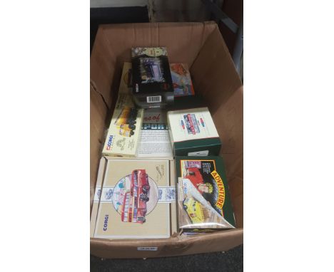LARGE BOX LOT OF BOXED CORGI 