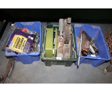 3 Boxes Miscellaneous Tools