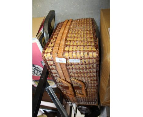 Wicker Work Picnic Hamper