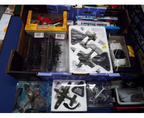 A good collection of boxed diecast scale models to include Atlas B25 Mitchell Fort de Vaux, Atlas Junkers Ju 87B Stuka, AmerC