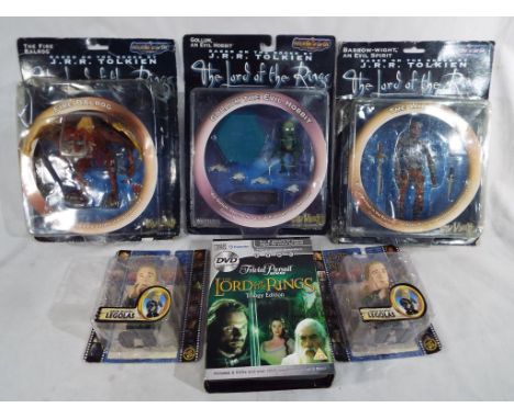 Lord of the Rings - three Lord of the Rings figures based on the book by J.R. Tolkien by Middle Earth Toys entitled Gollum an