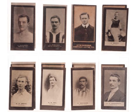 Cigarette cards Smith's, selection of mostly Football related cards inc Footballers (brown back) six cards nos 1, 3, 20, 36, 