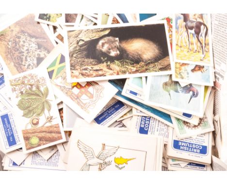 Cigarette Cards, Mixture,  a collection of approx. 250 loose trade and cigarette cards from various manufacturers (gd), toget