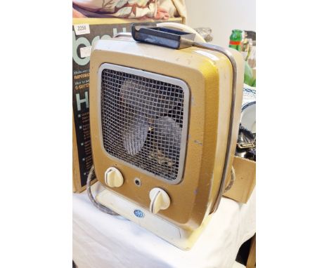 HMV vintage electric fan heater&nbsp;