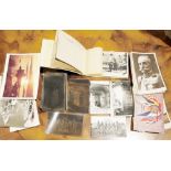 Collection of WWI photographic negatives and modern photographic prints from the aforementioned