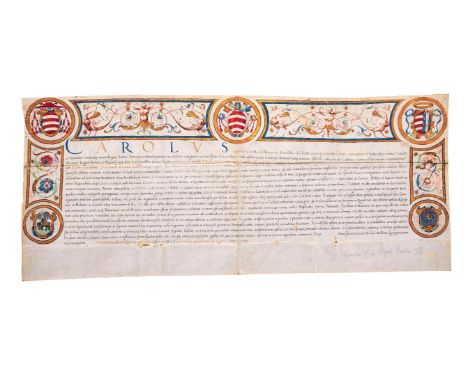Cardinal Carlo Carafa, Letters Patent granting the office of count of the Sacred Palace of the Lateran to Giovanni Battista, 