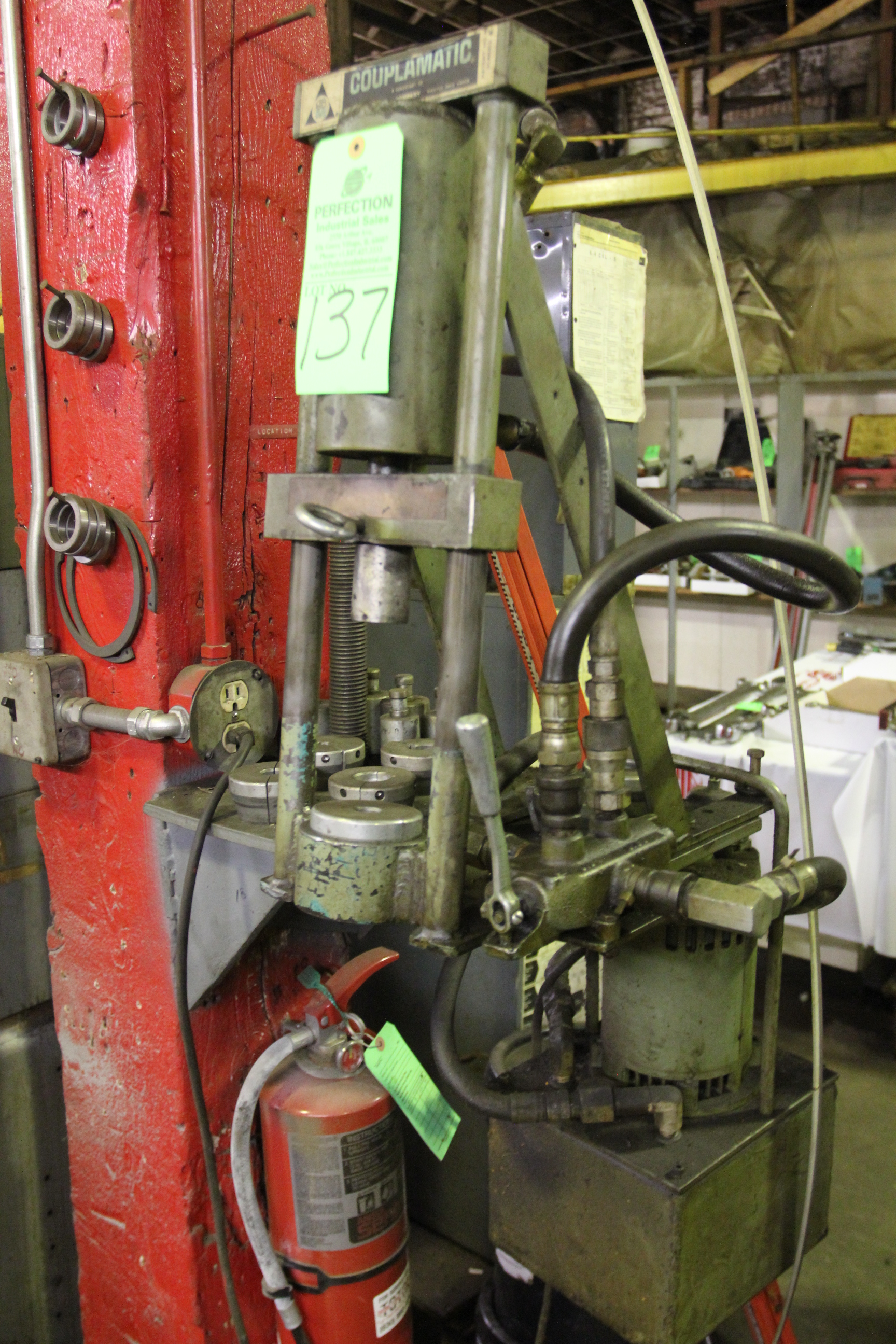 Couplamatic Hose Crimper w/ Dies and Collets