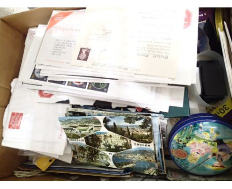 Box of mainly UK first day covers with some mint and some used examples 