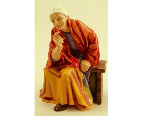 A Royal Worcester figure, Fortune Teller, modelled by F G Doughty, shape number 2824, dated 1931, height 6.25insCondition Rep