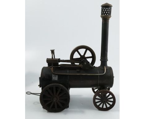 A Bing Germany steam traction engine, with burner