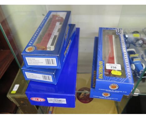 HO Scale Bachmann Locomotives: EMD GP40 Western Maryland (x2); Baldwin RF-16 Shark Diesel; Baldwin RF-16 Shark diesel loco B 