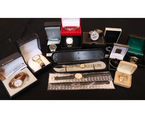 Quantity Of Boxed Watches And Costume Jewellery To Include Rotary, Massimo Dutti, Pulsar Quartz, Citizen Etc. 