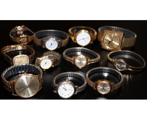 Mixed Collection Of Watches To Include Pierport, Mexa, Accurist, Ingersoll, Sekonda, Rotary Etc. 11 In Total 
